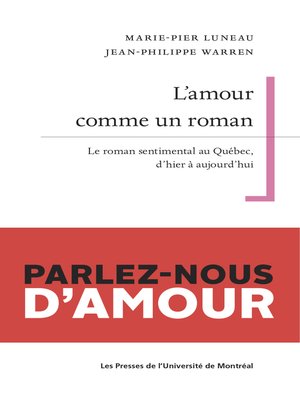 cover image of L'amour comme un roman